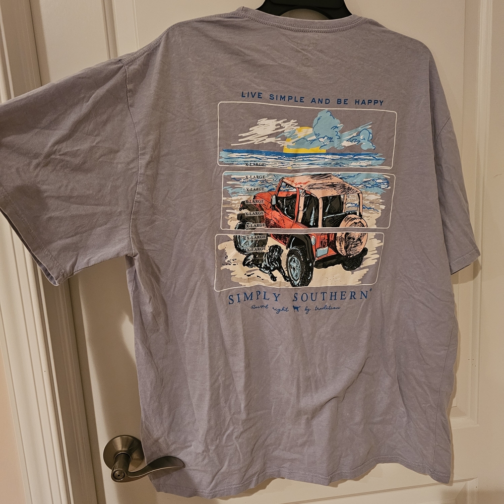 Simply Southern Men's Gray Graphic T-Shirt